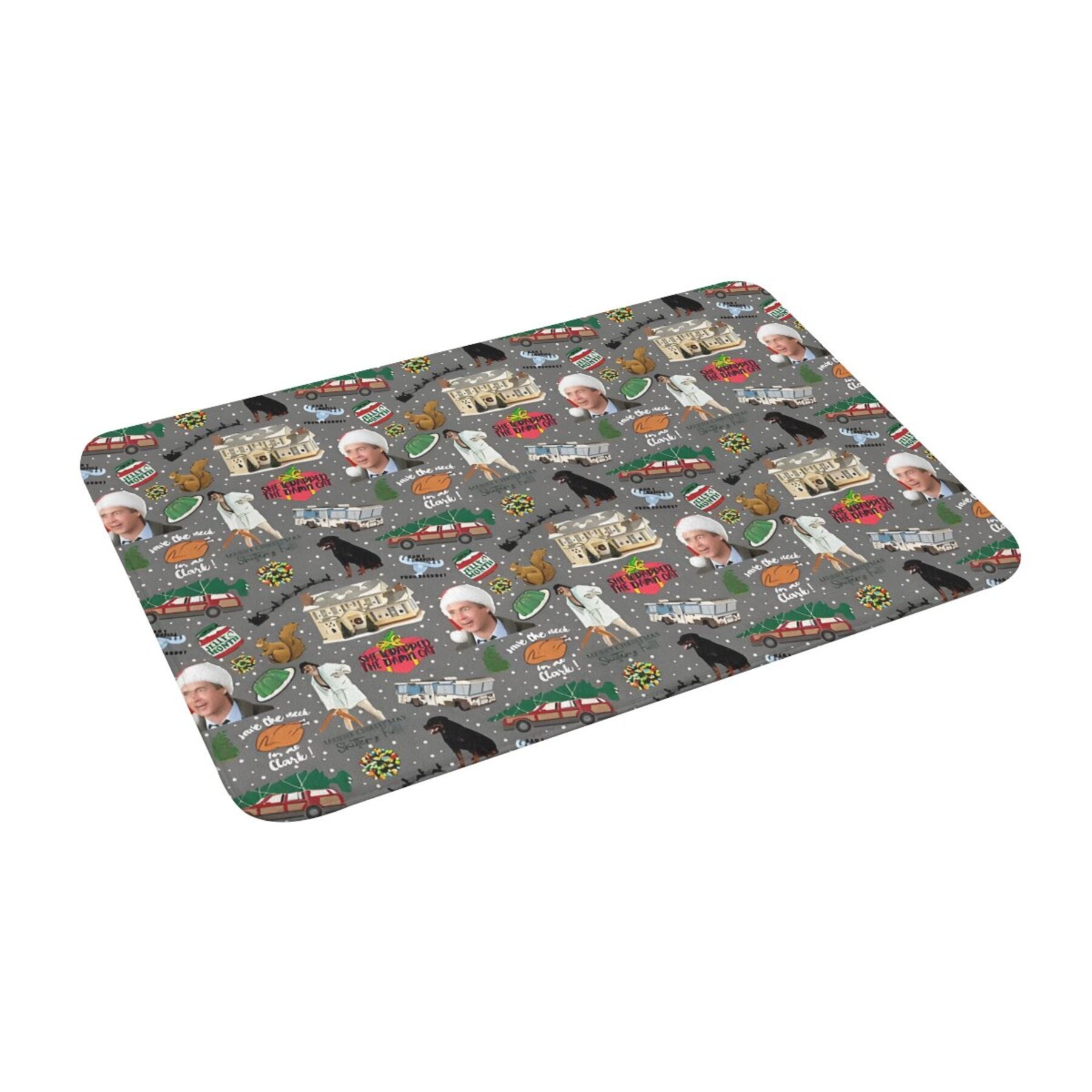 

's Christmas - Polyester - , , Backing, Rectangle / Rug, Decorative (1pcs)