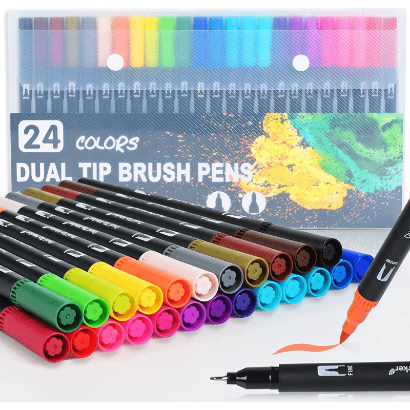 

Touchhero 24- Tip Pens Set, , Plastic , For Drawing, Painting, Outlining, And , Markers Kit, For Christmas, Halloween, Easter