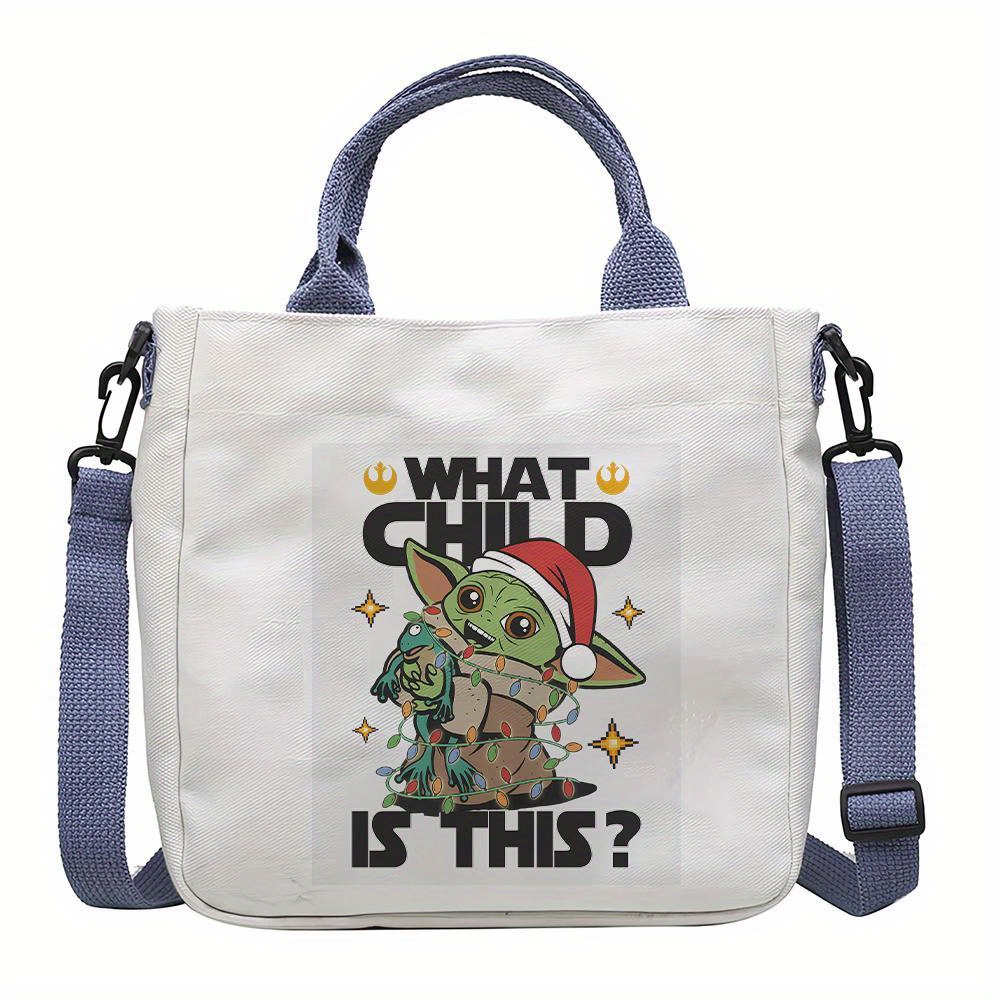 

Ume Yoda Bag, 1pc, Christmas Day , Personalized Shoulder Crossbody , Detachable , , No Lining, ,