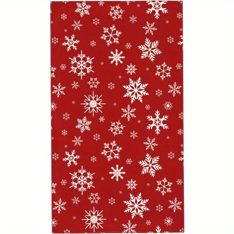 

- Christmas Towel - -dry, Polyester Dishcloth For & Bathroom, For Decor