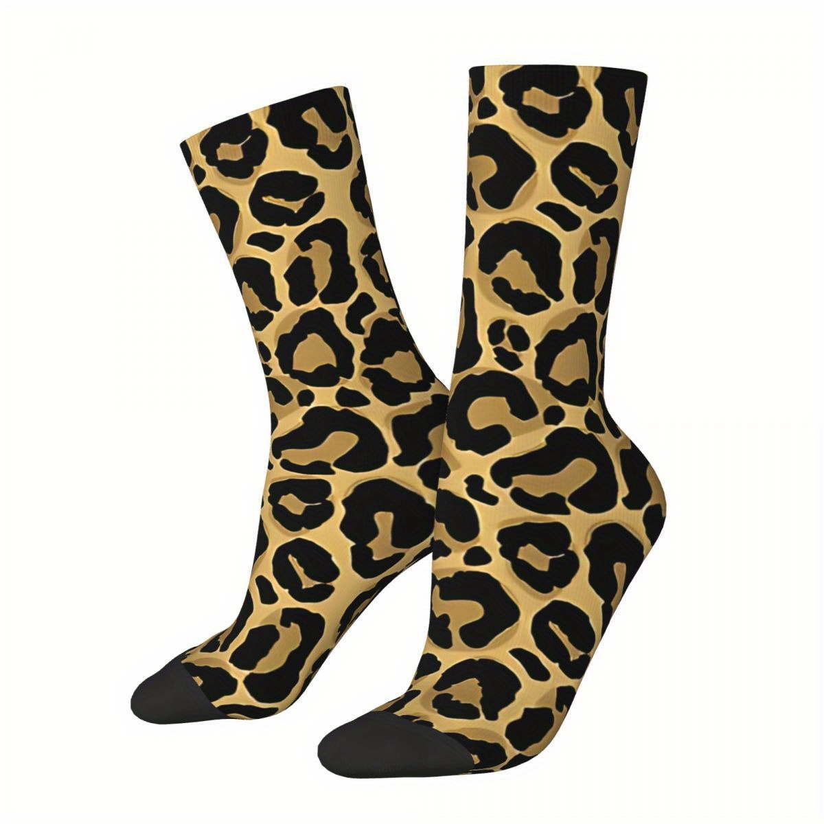 

Leopard Socks Gym 3d Print Boy Mid-calf Sock