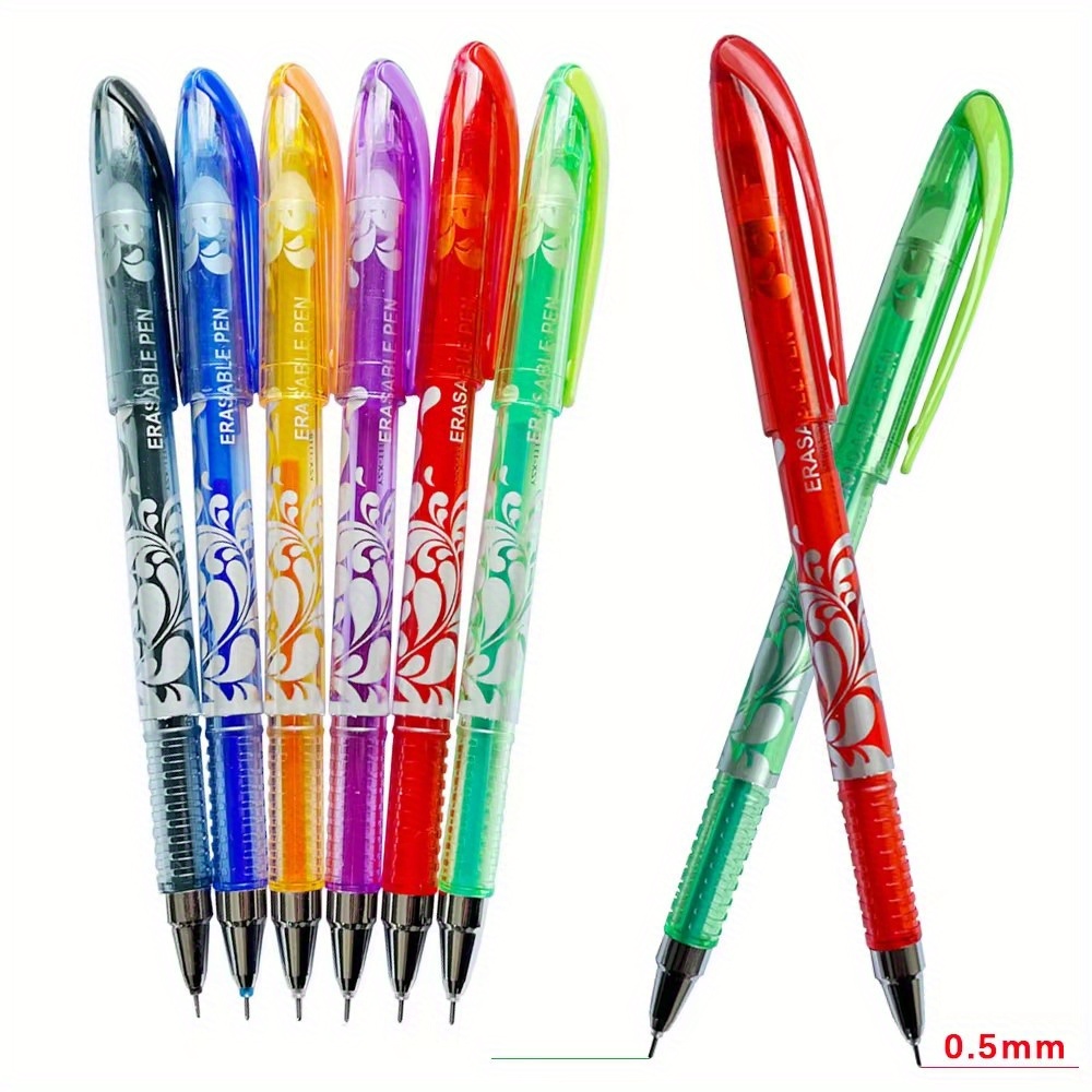 

Erasable Gel Pen Set 6 & 30 Refills - , Reusable For And Packaging