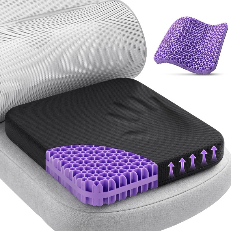 gel seat cushion for long sitting enlarged thickened   chair cushion breathable cooling seat cushions for office chairs cooling car seat cushion for wheelchair large 0