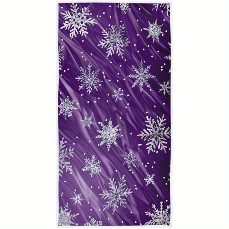 

- Purple Towel - 18x26 , For Christmas & Decor, , Bathroom, And Dishwashing - Polyester