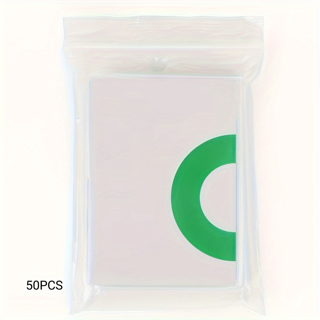 TEMU 50pcs Plastic Card Sleeves For Photos & Collectibles - Ideal For Albums & Protection
