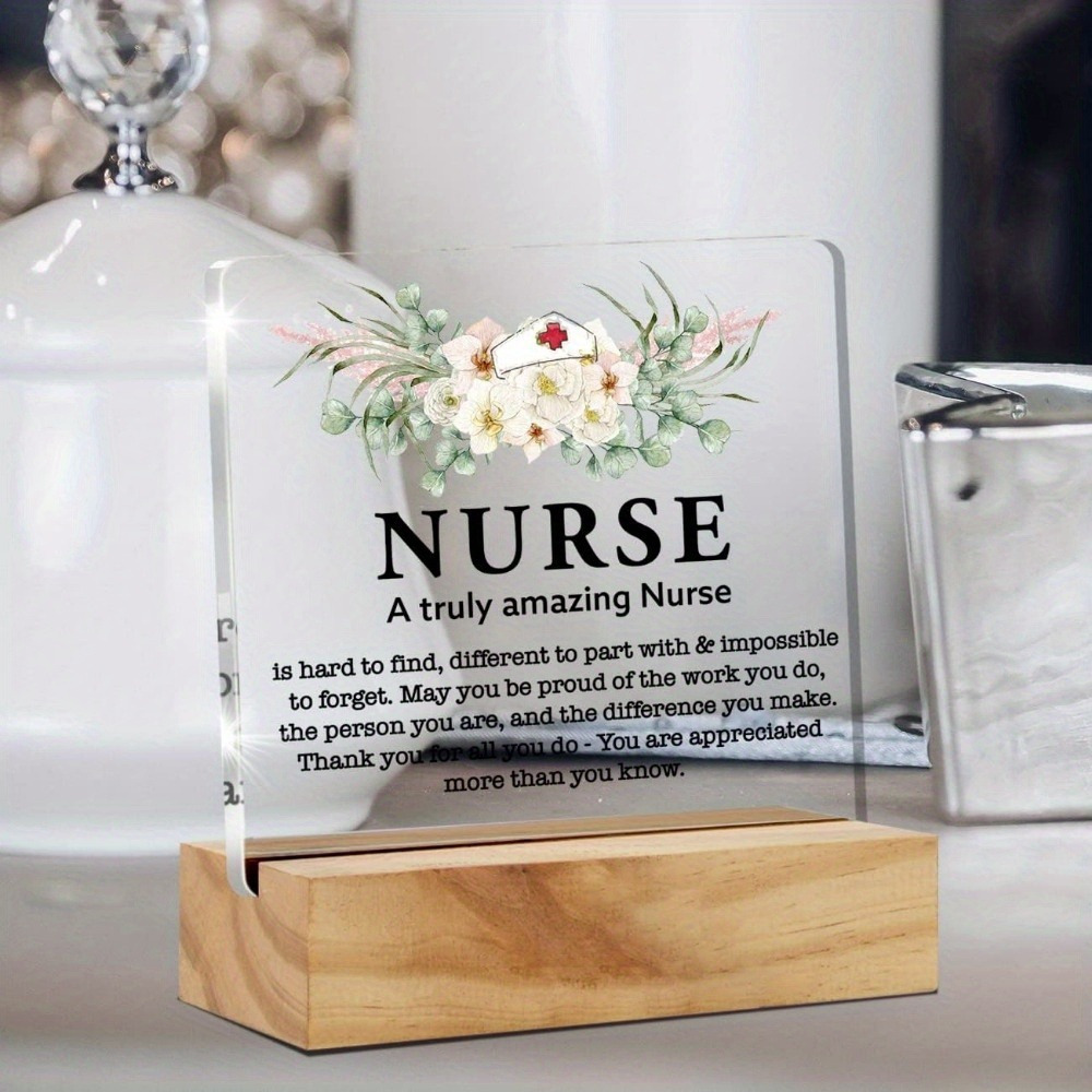 

1pc, Nurse Desk Plaque - Appreciation