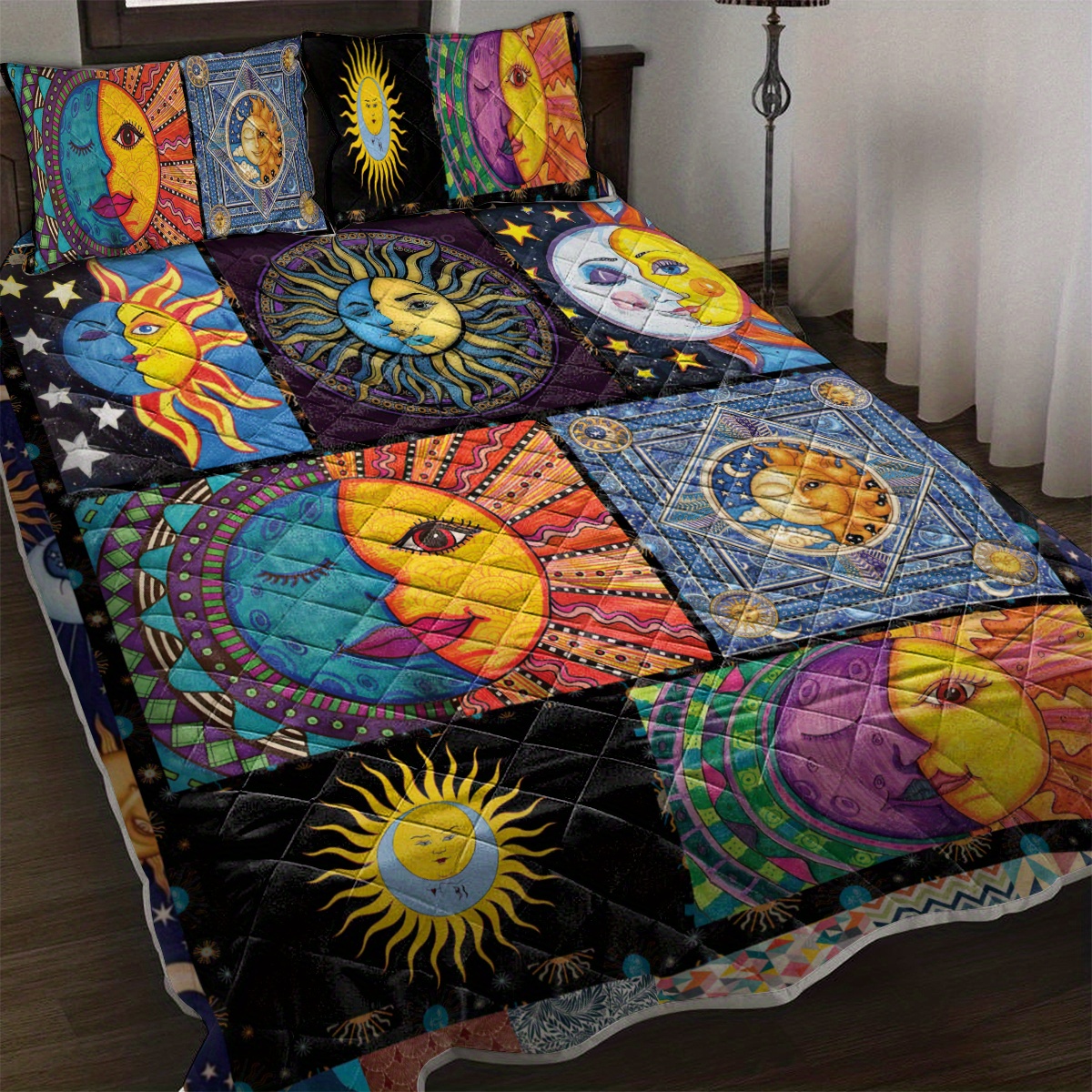 

Soft & Cozy 3pcs Print Bedding Set - Includes Lightweight Quilt And 2 Pillowcases, Machine Washable, All , Bed Accessories