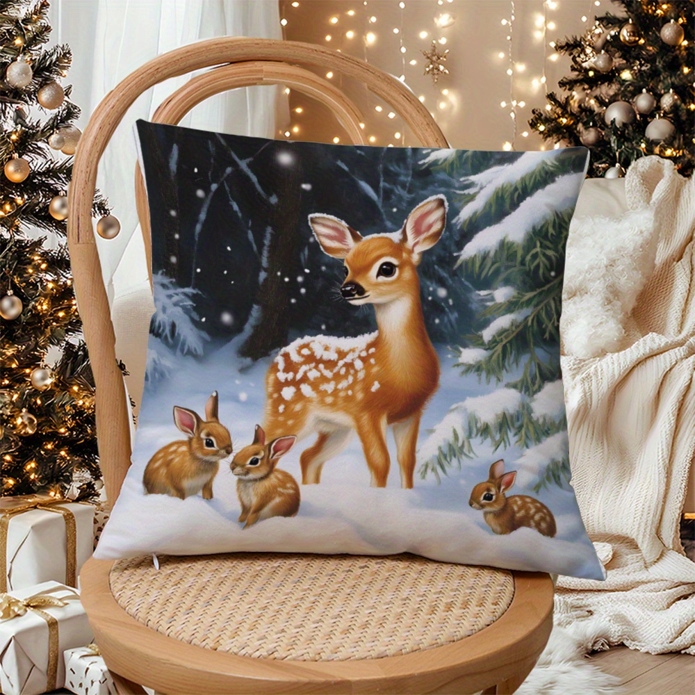 

- , For Sofa & Bed Decor, Christmas ( Not Included)