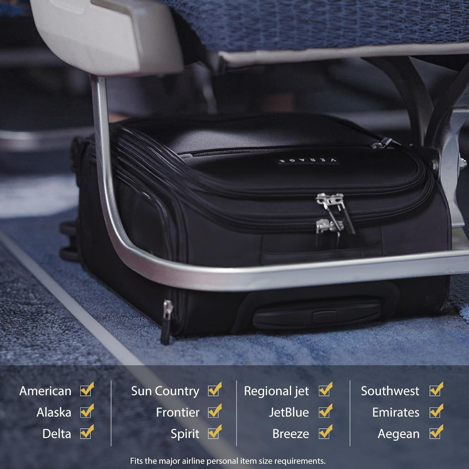 southwest underseat size