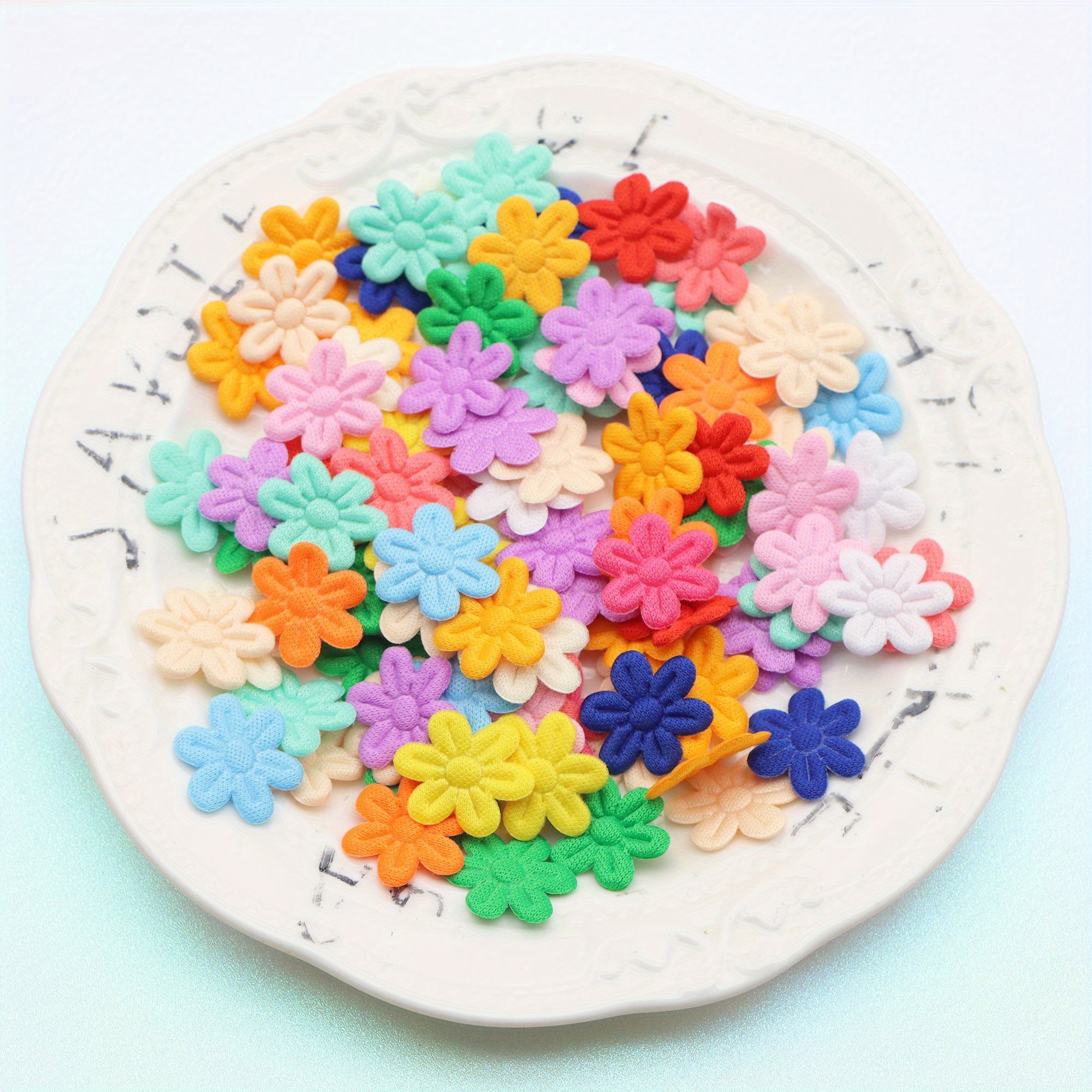 

100pcs/ Polyester , Assorted , Diy & Embellishments, For Clothing, , Sewing, Accessories, And Decorations