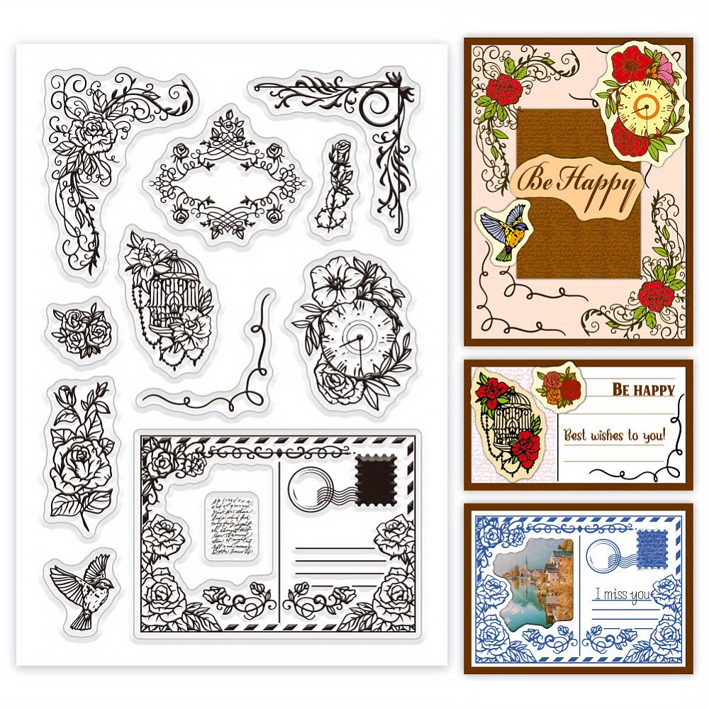 Kunststoff-Prägeschablonen Mit Musik-Motiven – Für Karten, Scrapbooking, Basteln