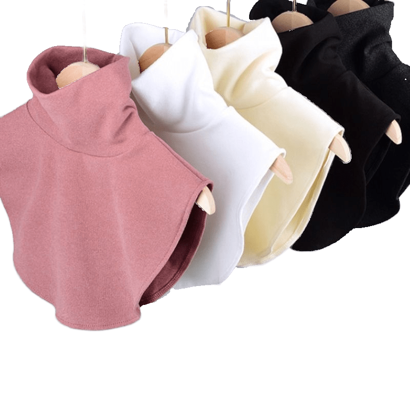 

1pc Col Roulé en pour Femme - Extensible, Chaud et Confortable pour & l'Hiver, Col Uni, Lavage à Uniquement, Polyester, Accessoire de Vêtement Extérieur | Texture Côtelée | Tissu Tricoté