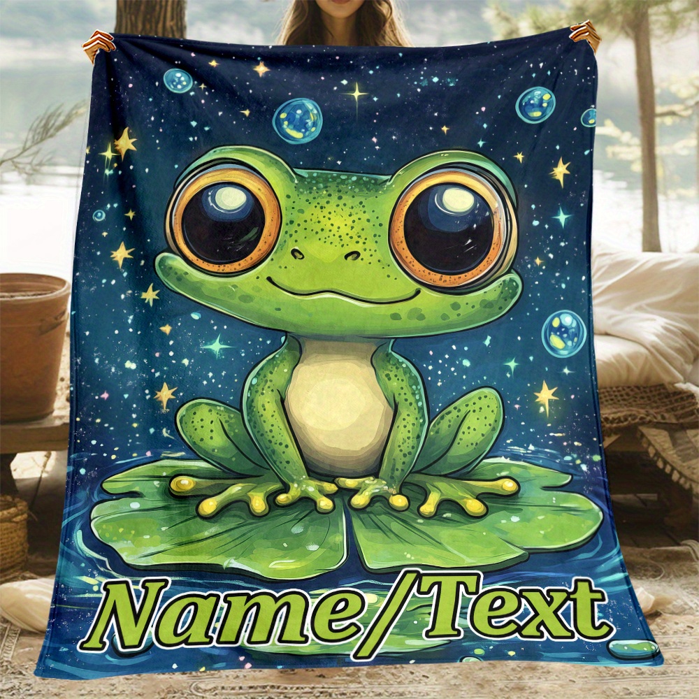 

Customizable 1pc Blanket, And For Sofa, Bed, , , , , , Camping, , - Polyester , For