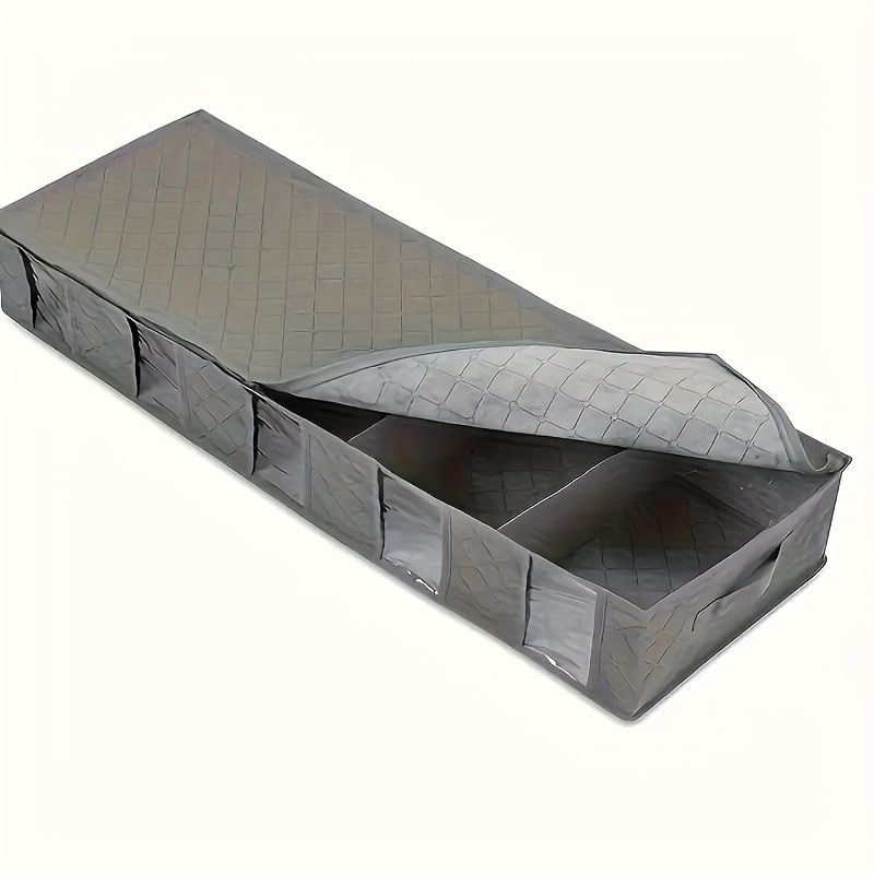A Storage Box For Under The Bed, A Foldable Storage Bag, A Dustproof Storage Bag With Compartments And Windows, A Large Capacity Organizer, Under-bed Storage