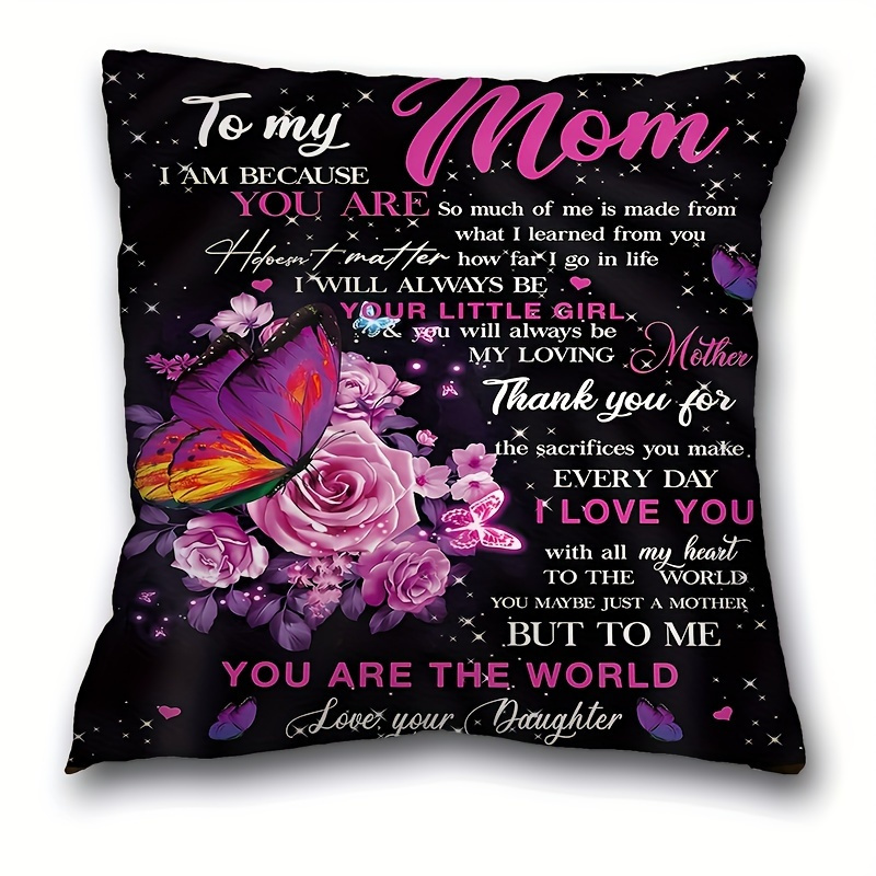 

1pc To Mother , , Decor, Bedroom Decor, Building Accessories , For Mother, Day, 's Day, Not Included, Polyester