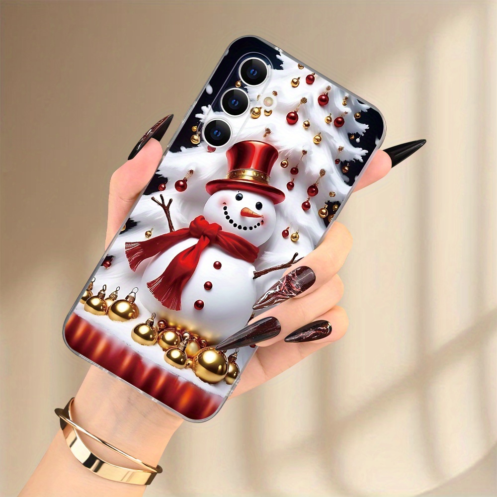 

Hot Selling Christmas Theme Luxury Shockproof Aesthetic Cute Phone Case, Fun Phone Case Suitable For S/, Gift For , Christmas Halloween Decoration/gift For Birthday