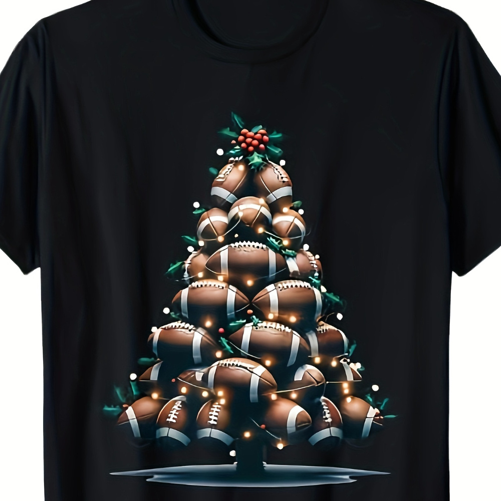 

Christmas Tree Sports Fan Player T-shirt