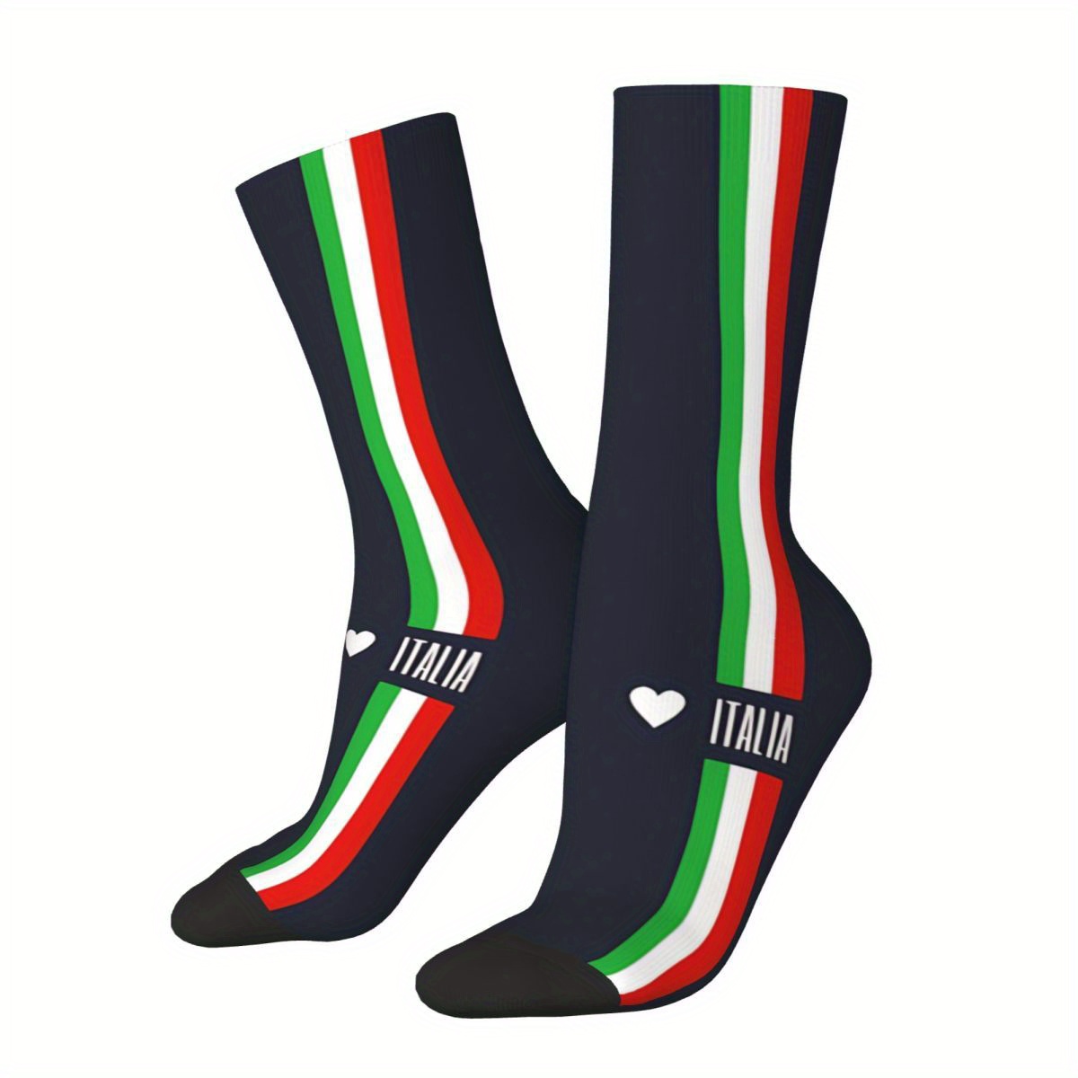 

Italy Flag Unisex Winter Socks Hip Hop Crazy Sock