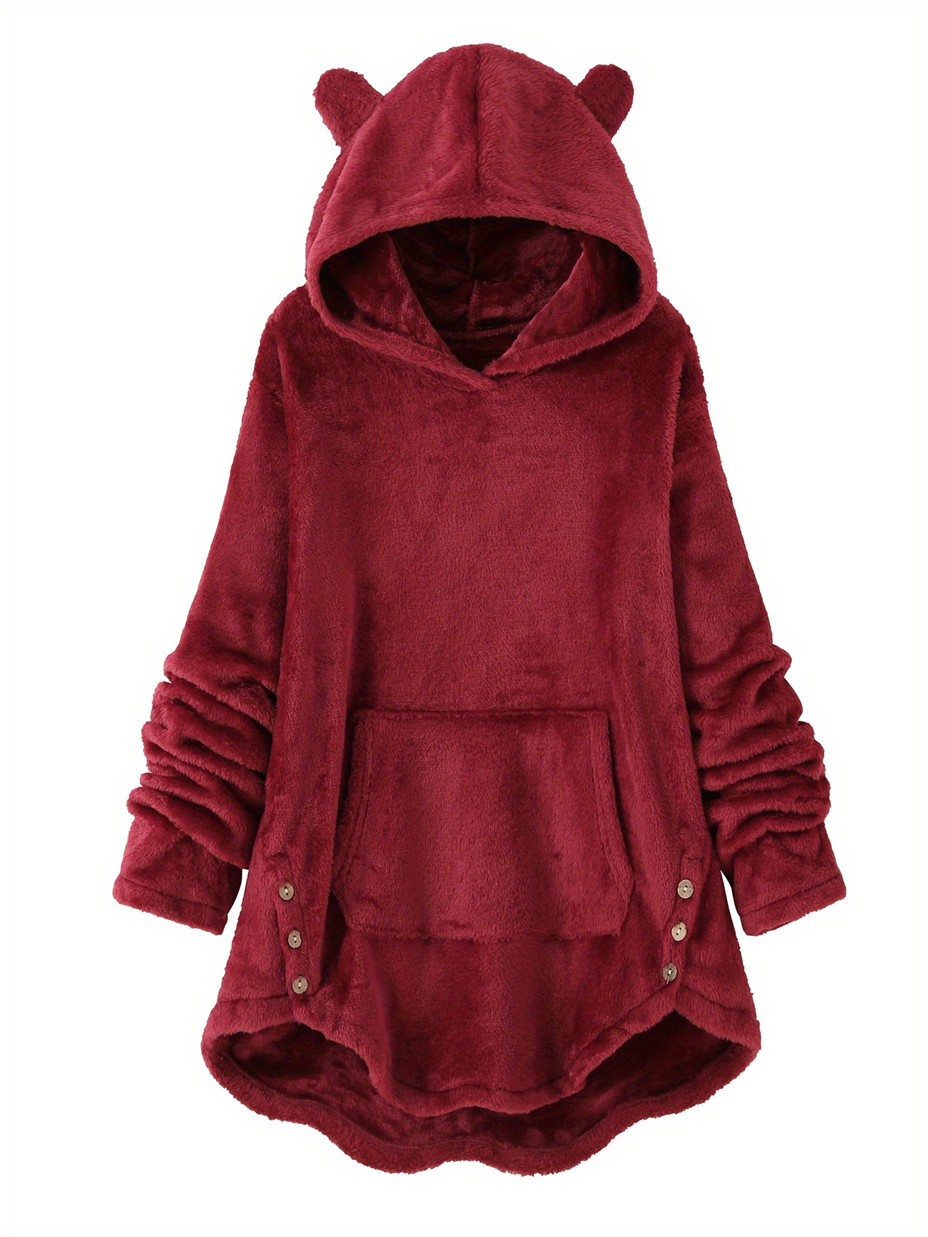 ladies cute plush top jumper 90s 90 print double Temu