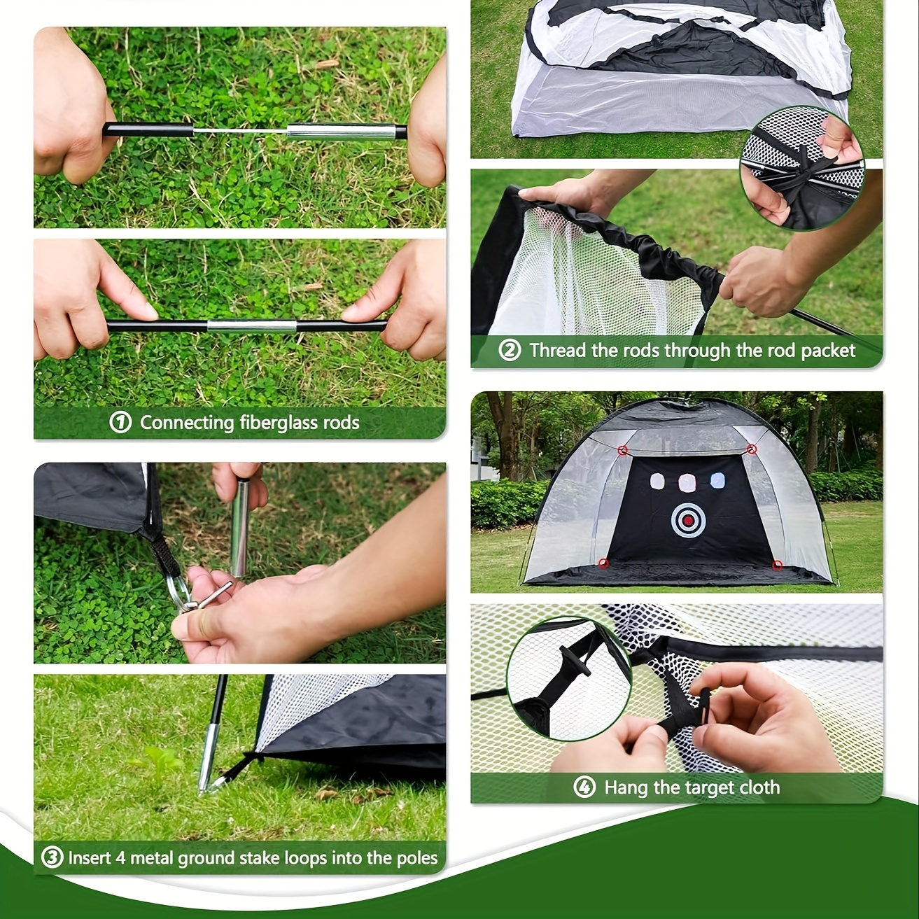 Premium Golf Practice Net with Targets