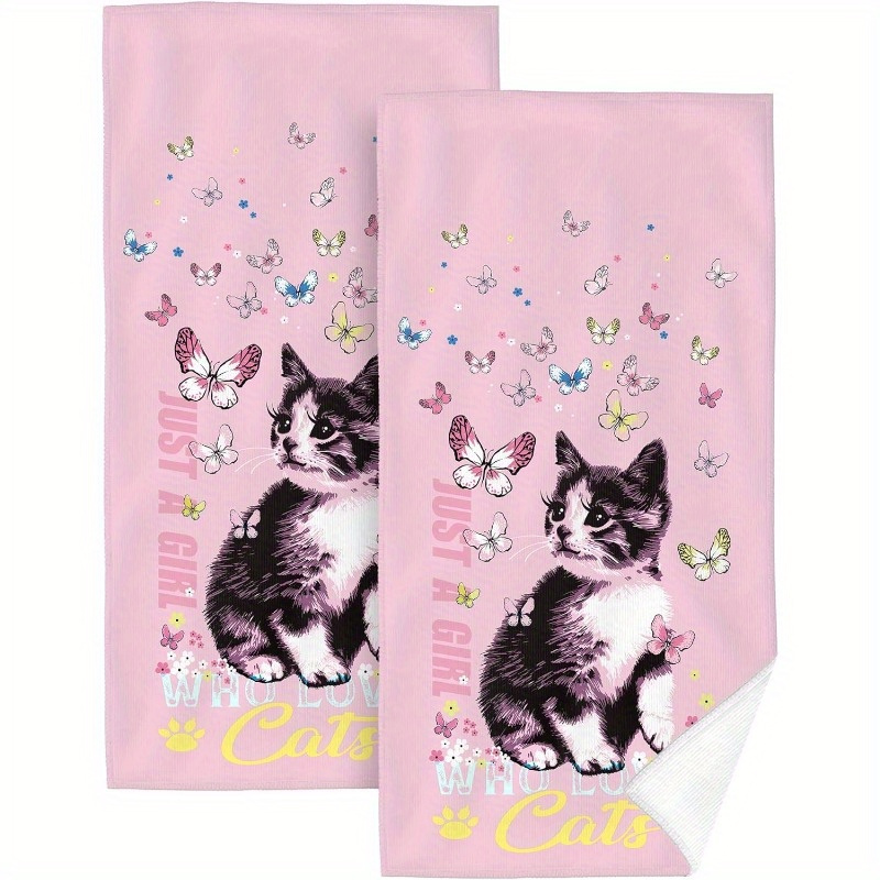 

2pcs Set -themed Hand Towels - Bathroom, Yoga, Spa & Home Decor, Machine Washable, 18x26 Inches