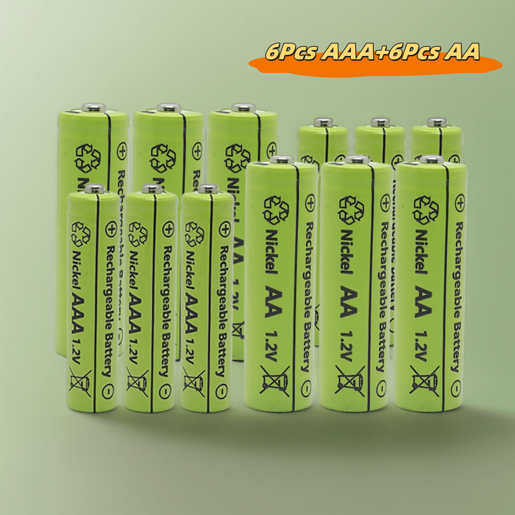 9-15pcs Rechargeable Aa Batteries - 1.2v High-capacity Long- For , Universal Compatibility