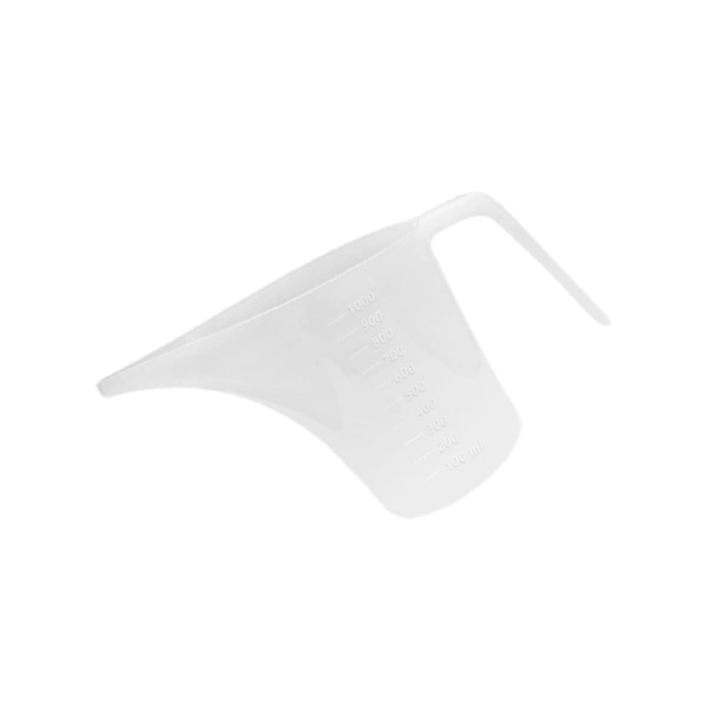 TEMU 1pc Large Capacity Plastic Funnel Jug With Long Spout - Used For Baking/brushing Oil/watering Plants, Kitchen Measuring Cup, Oil/water Funnel,