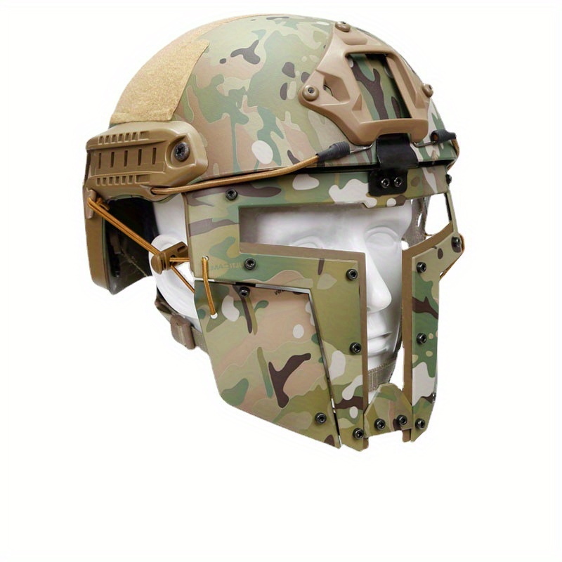 1pc   spartan   mask stainless steel construction camouflage lens protective gear for paintball warrior