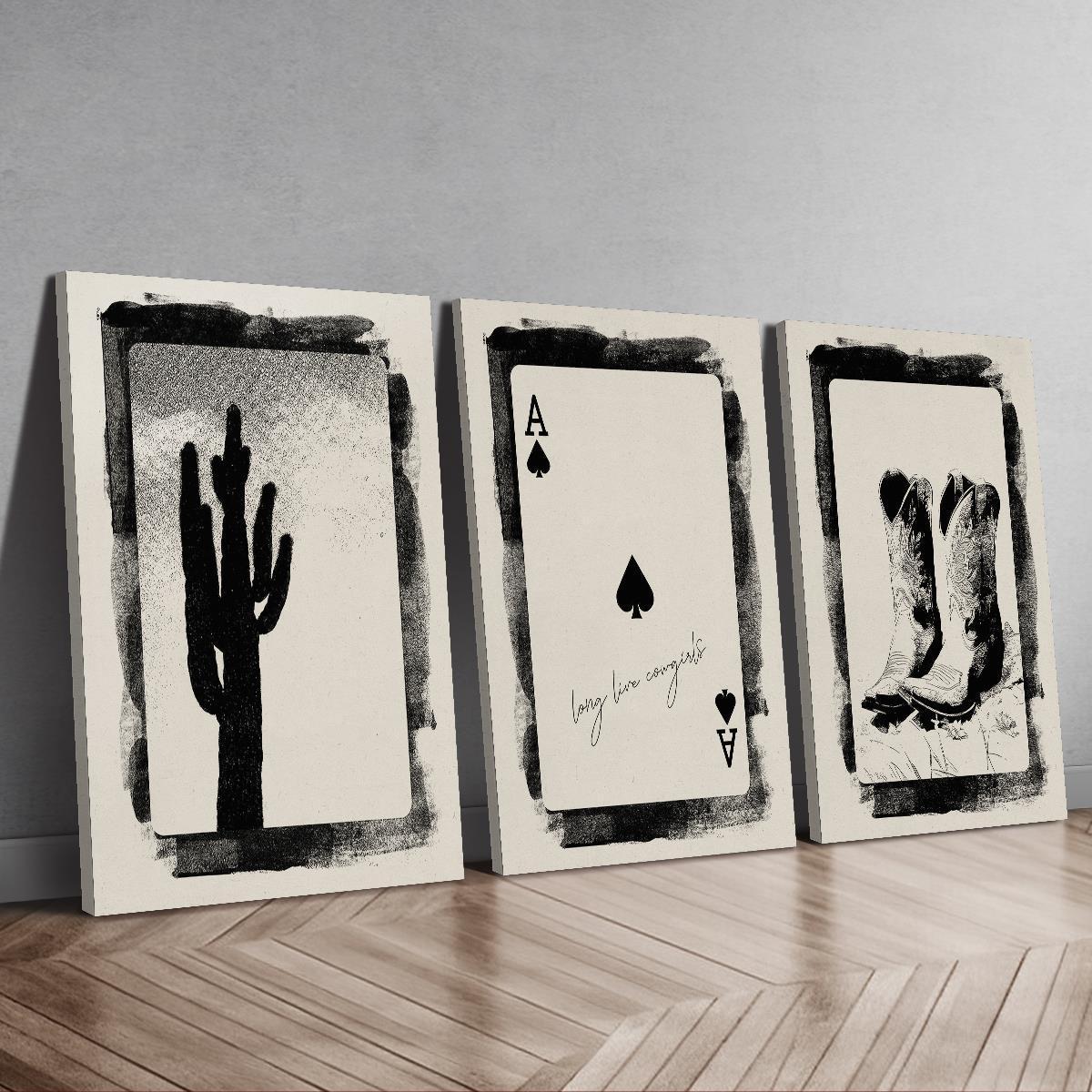 

Art Vibes 3pcs Set- , Ace Of & | Decor For , , | & Included ( )