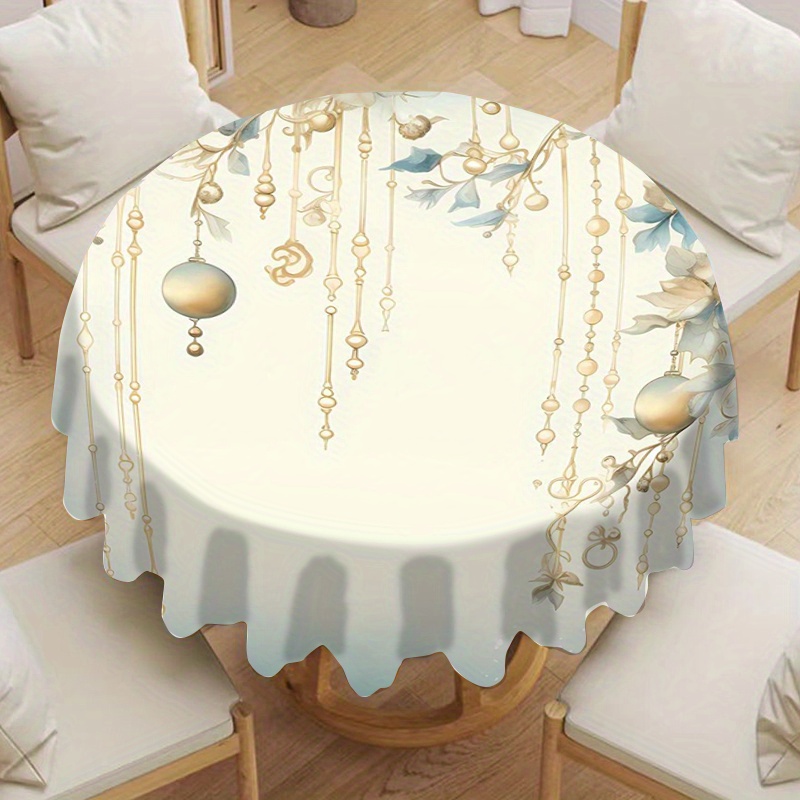 

1pc Christmas Tablecloth - , For Dining & Parties