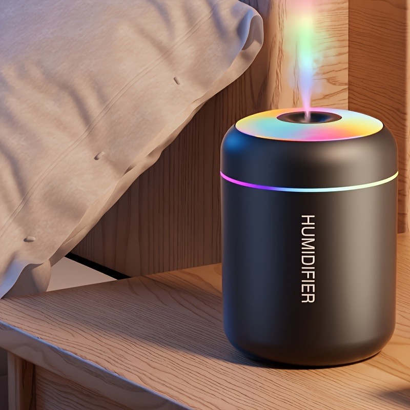 TEMU 1pc Essential Oil Aromatherapy Mist Diffuser & Humidifier With Color-changing Night Light, Function, And Promotion - Refresh And Your Room With A Soothing Atmosphere