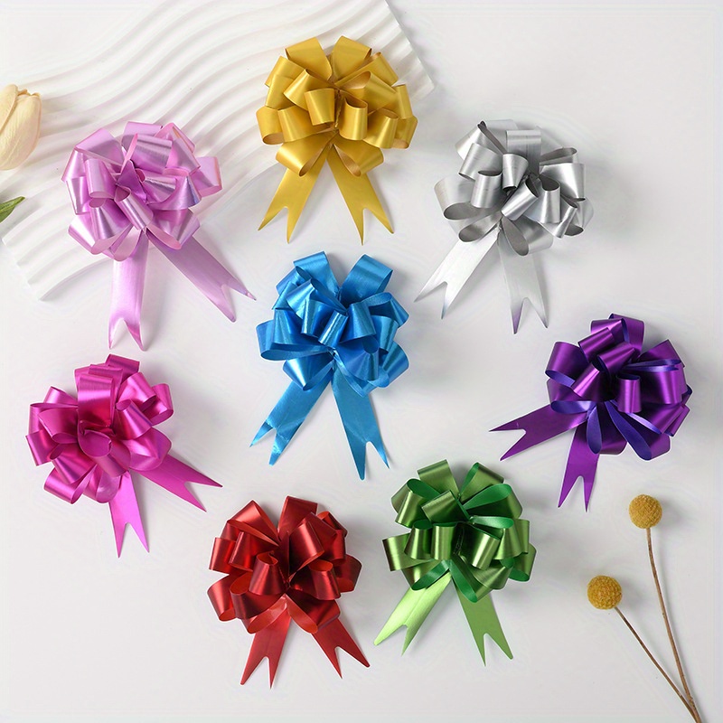 

50 - , Christmas Flower Packaging Spherical Flower Ribbon