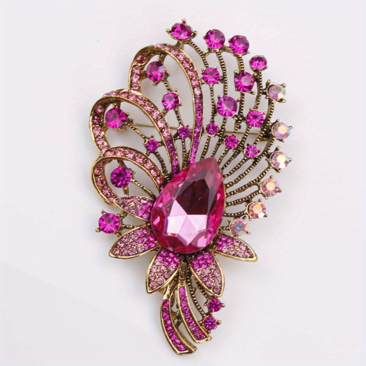 elegant enamel   brooch pin 1pc irregular shaped novelty zirconia accent for womens fashion accessories details 3