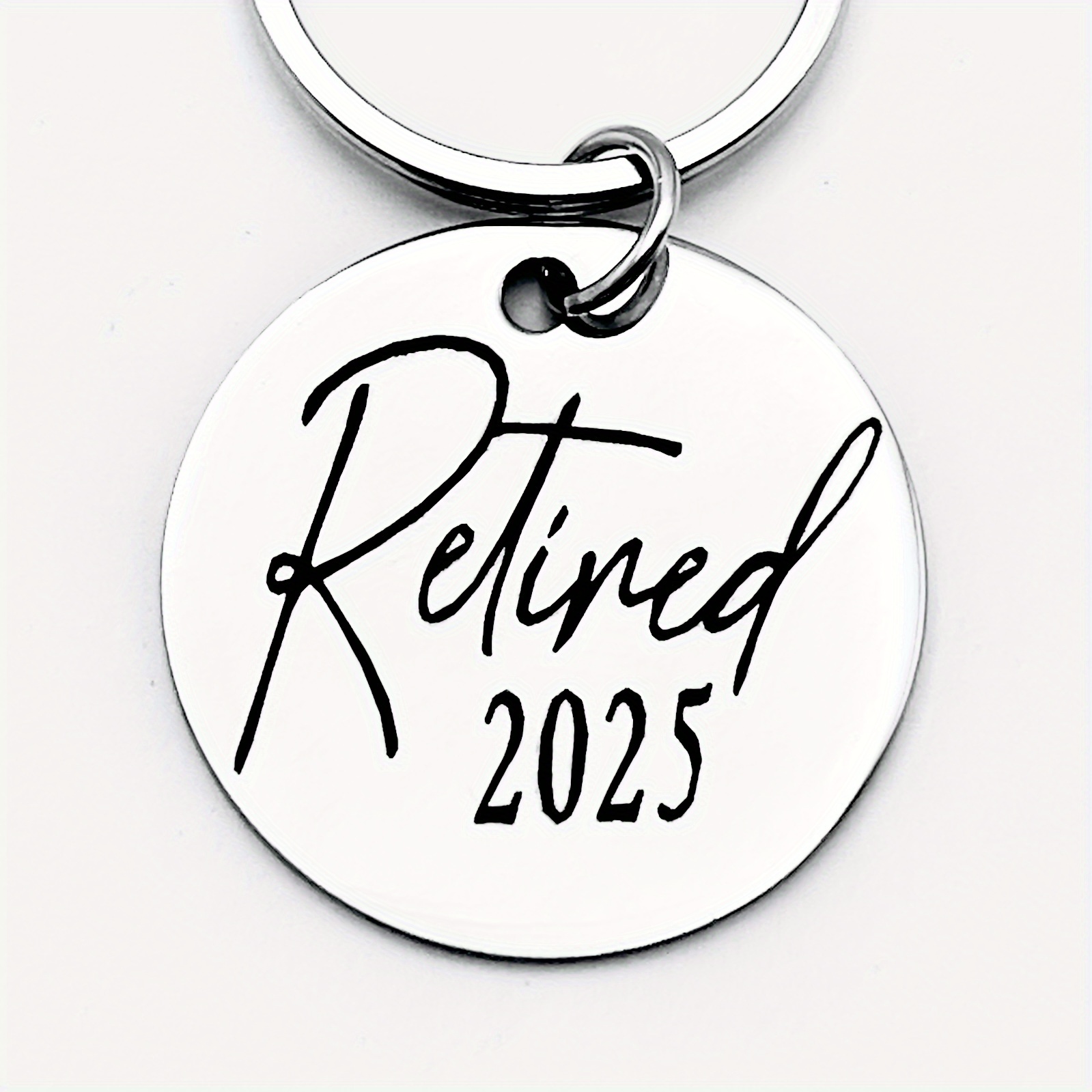 

2025 Steel Keychain - Happy , The Perfect For , Nurses, , Colleagues,