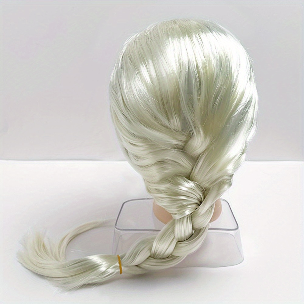 

1 Silvery Princess Twist Braided Wig Hair Accessories For Girls