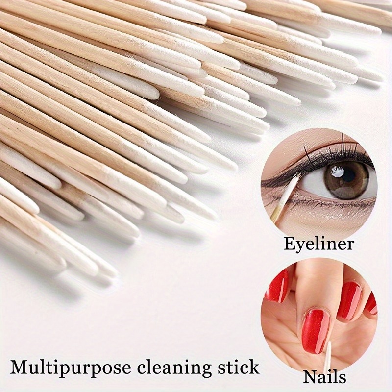 

200/ 300pcs Microblading Swabs, Pointed Tip Swabs, Multipurpose Swabs For Up,