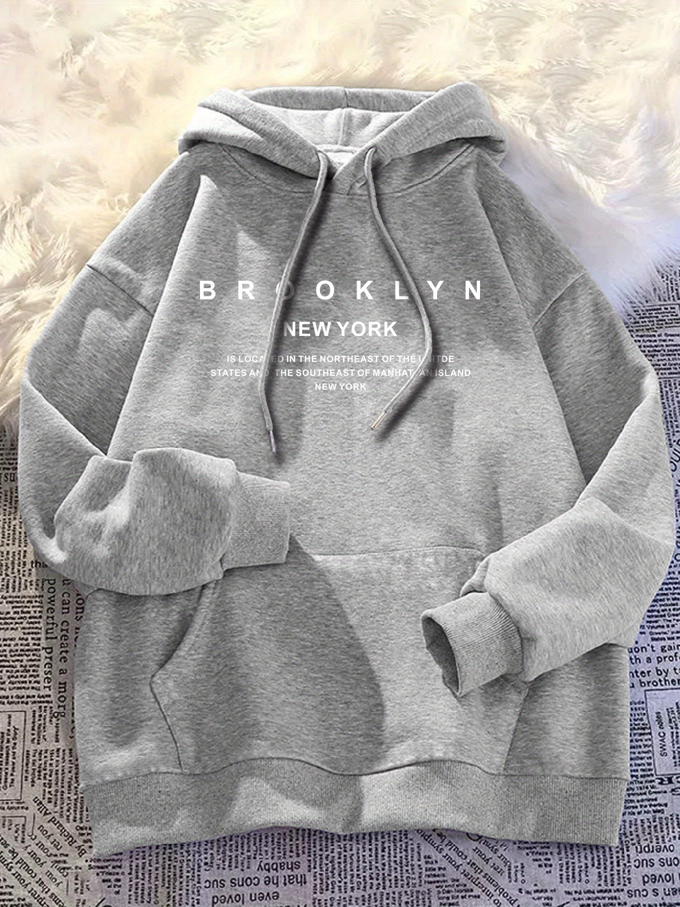 Hooded Sweatshirt Casual BROOKLYN