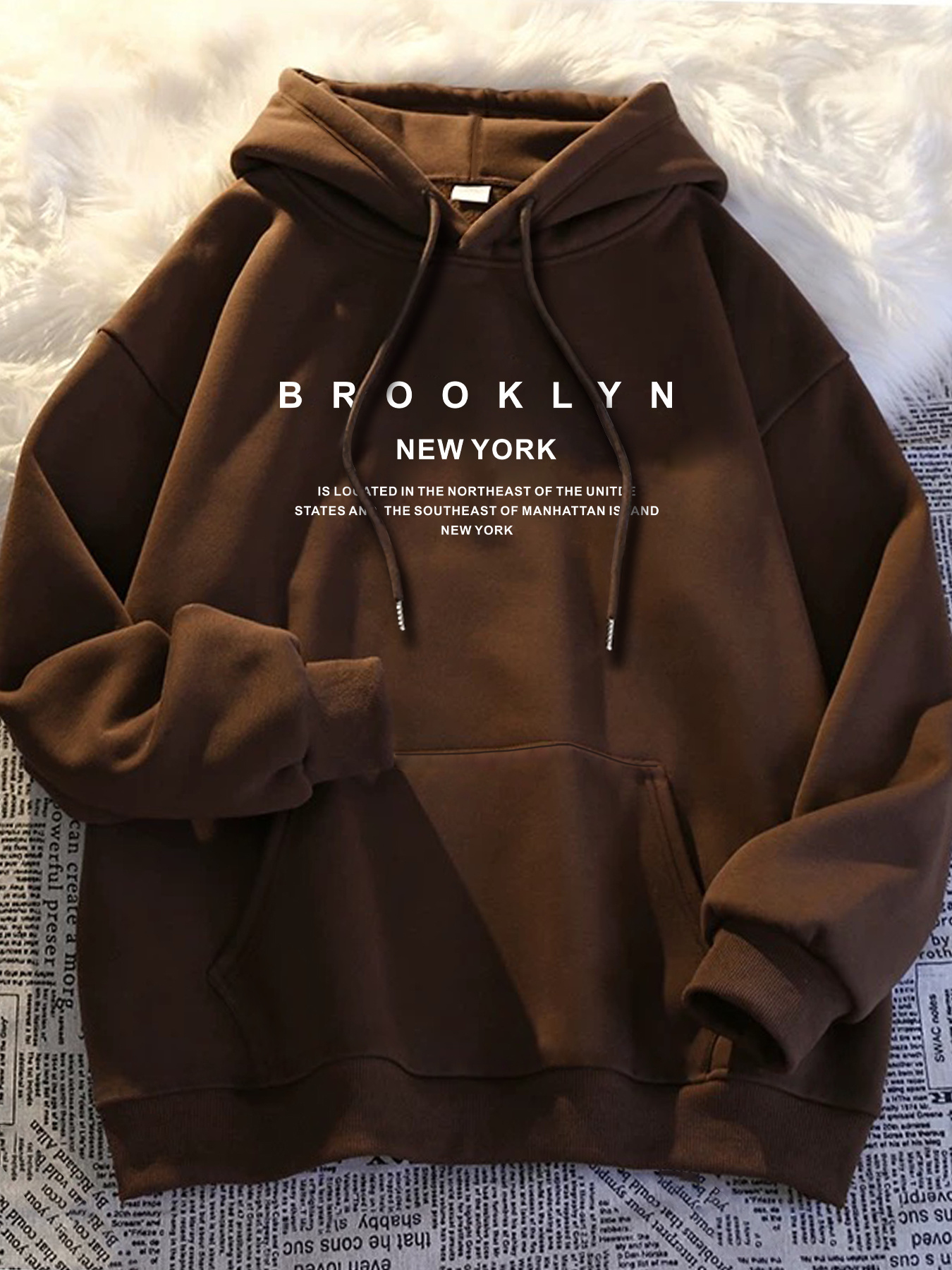 Hooded Sweatshirt Casual BROOKLYN