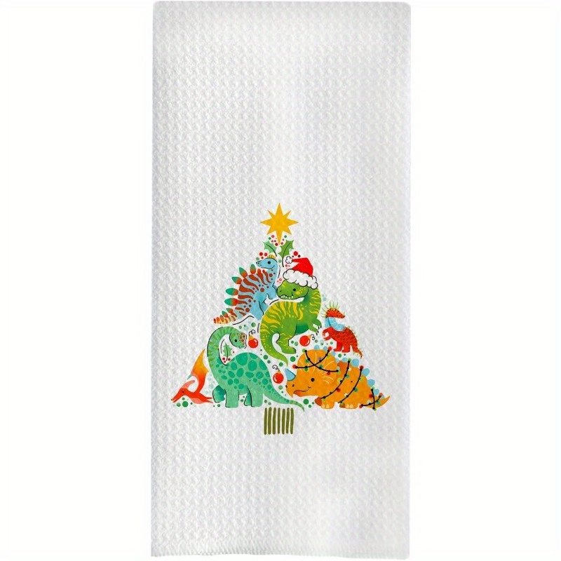 

1pc Set, Christmas Towels - Towels For Boys, Christmas Decorative Towels For Bathroom, Christmas Dish Towels For , Bathroom Decoration, 18x26inches