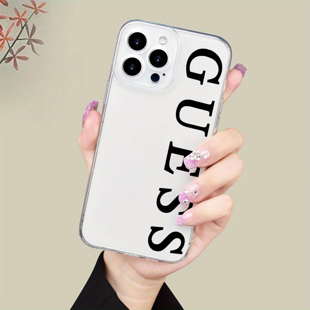 

Guess Printed Phone , Suitable And Apple 15/14/13/12/11/ Xs/xr/x/7/8/ /pro/max/, ,