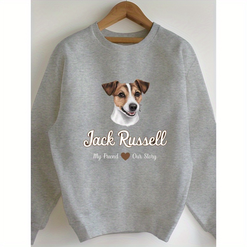 

Graphic Sweatshirt For - , Long Pullover, For Fall &