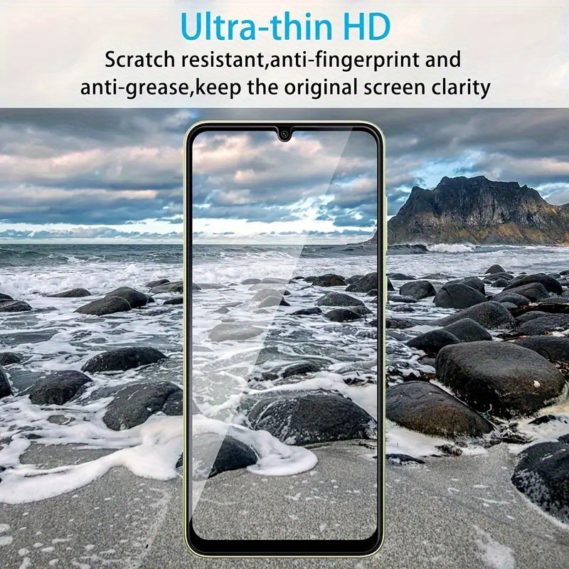 3pcs High Hardness Tempered Glass Screen Protector, Suitable for Samsung Galaxy A54, Scratch-Resistant and Wear-Resistant, Bubble-Free Reinforced Glass