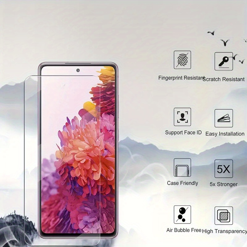 3pcs High Hardness Tempered Glass Screen Protector, Suitable for Samsung Galaxy A54, Scratch-Resistant and Wear-Resistant, Bubble-Free Reinforced Glass