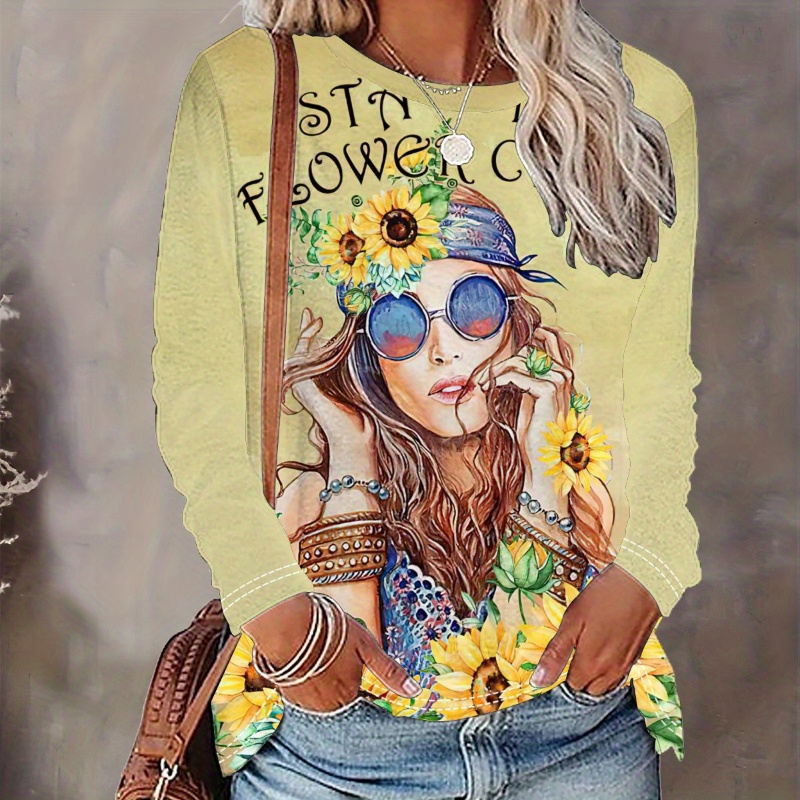 

Long Sleeve Crew Neck T-shirt