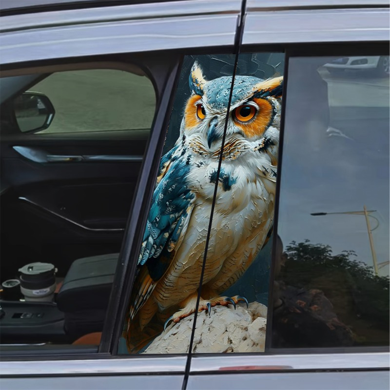 

2- Owl , - B- Decals, -adhesive Pe For Decor, , Rectangular Car Accessories