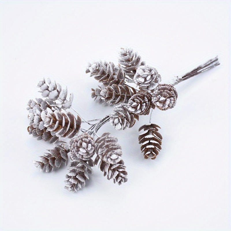 

Artificial Plastic Pine Cone Gift Decoration Pine Branch Handmade Christmas Decoration Garland Material Christmas Tree Pine Branch