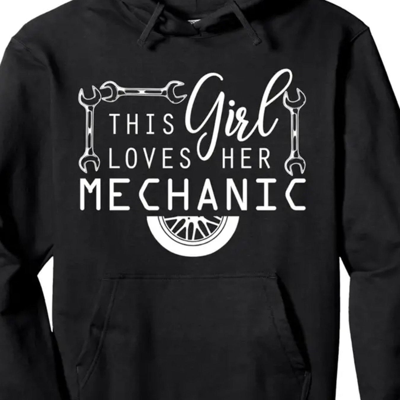 

1pc, Her , 's , , Hooded Sweatshirt, Sweatshirt, Round Sweatshirt, , , All Hooded Sweatshirt, Suitable For