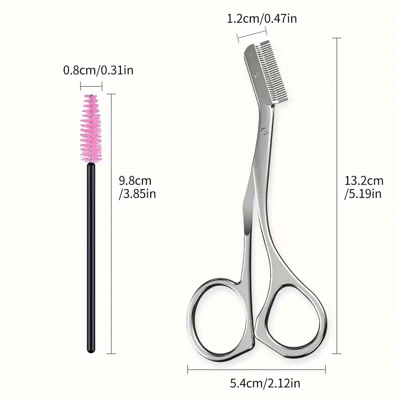 6-teiliges Augenbrauen-Set – Schere, Bürste & Trimmer Für Perfekte Brauen