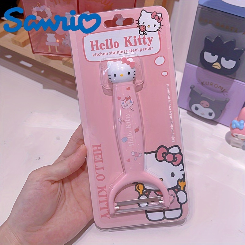 Sanrio for hello kitty And Friends Multifunctional Peeler - Cute Cartoon Kitchen Tool for Fruits, Vegetables And More - Made of Durable ABS Material.