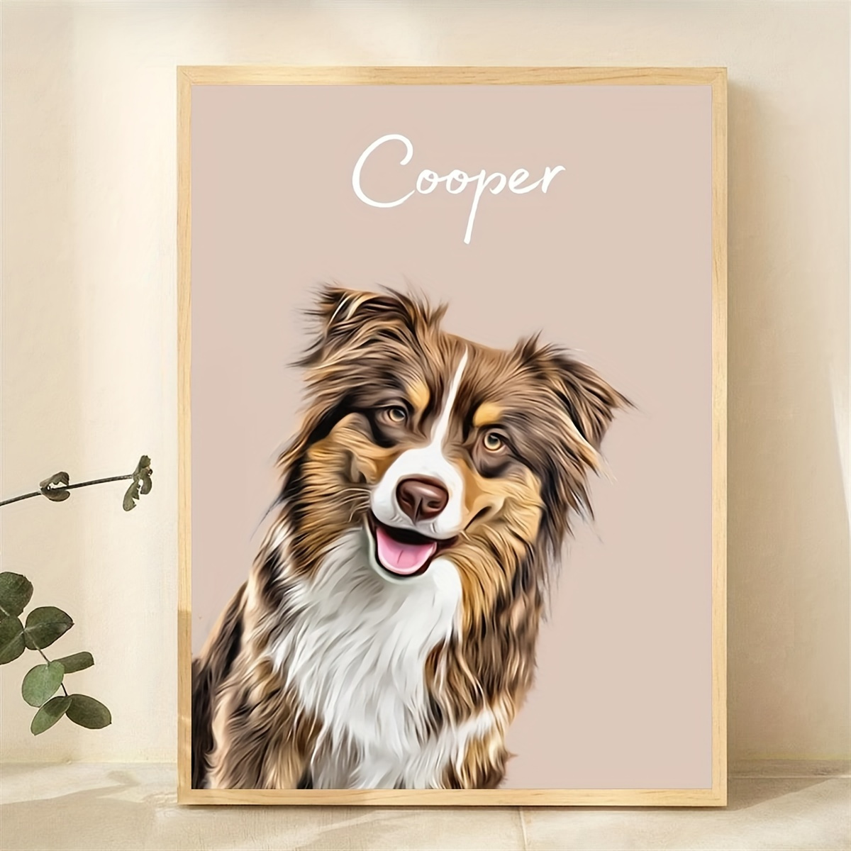 

Pet Canvas Wall Art, 12x16 Inch, Dog , , Bedroom Office Decor, Idea - Canvas Material